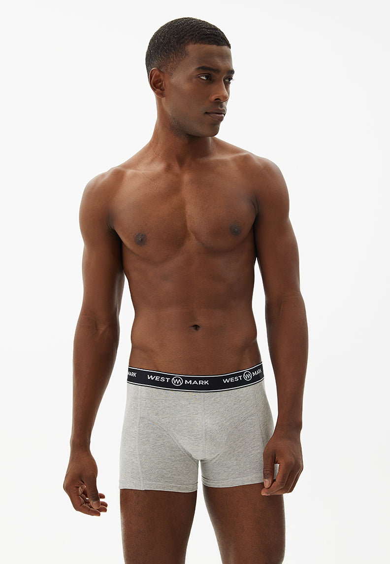 ATLAS TRUNK 3-PACK in zwart, wit, grijs melange