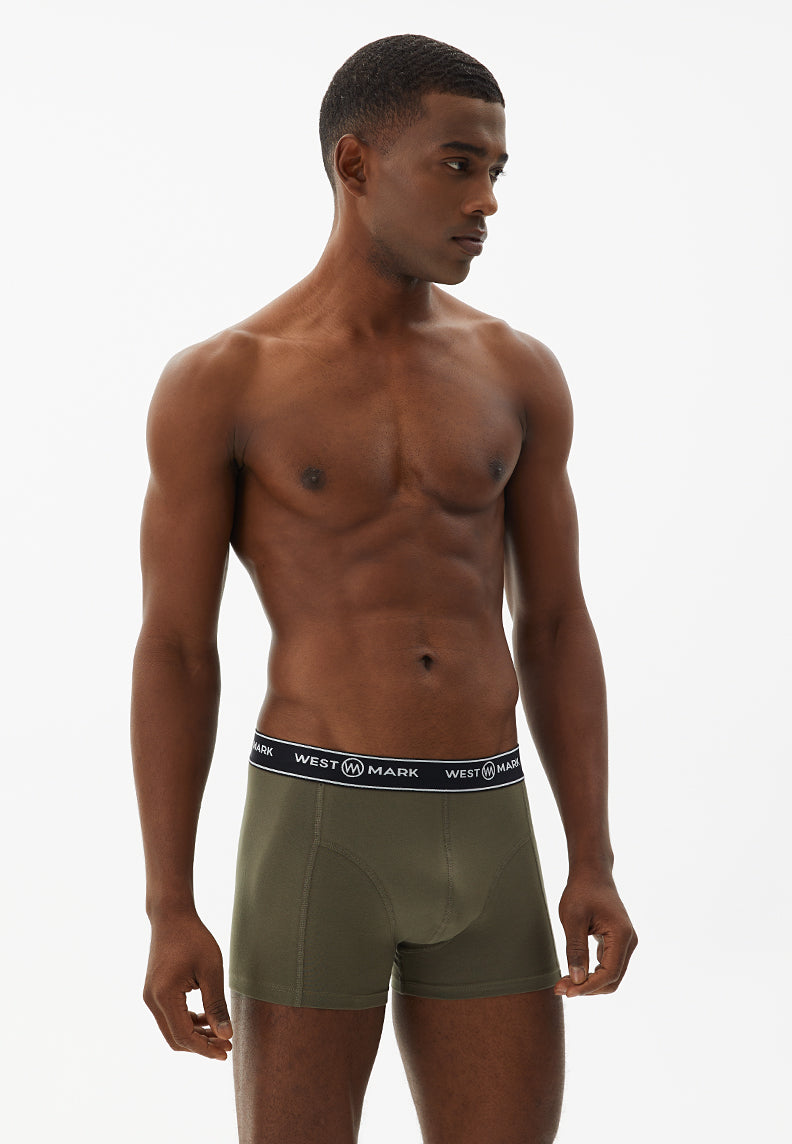 ATLAS TRUNK 3ER PACK in Weiß, Khaki, Bordeaux