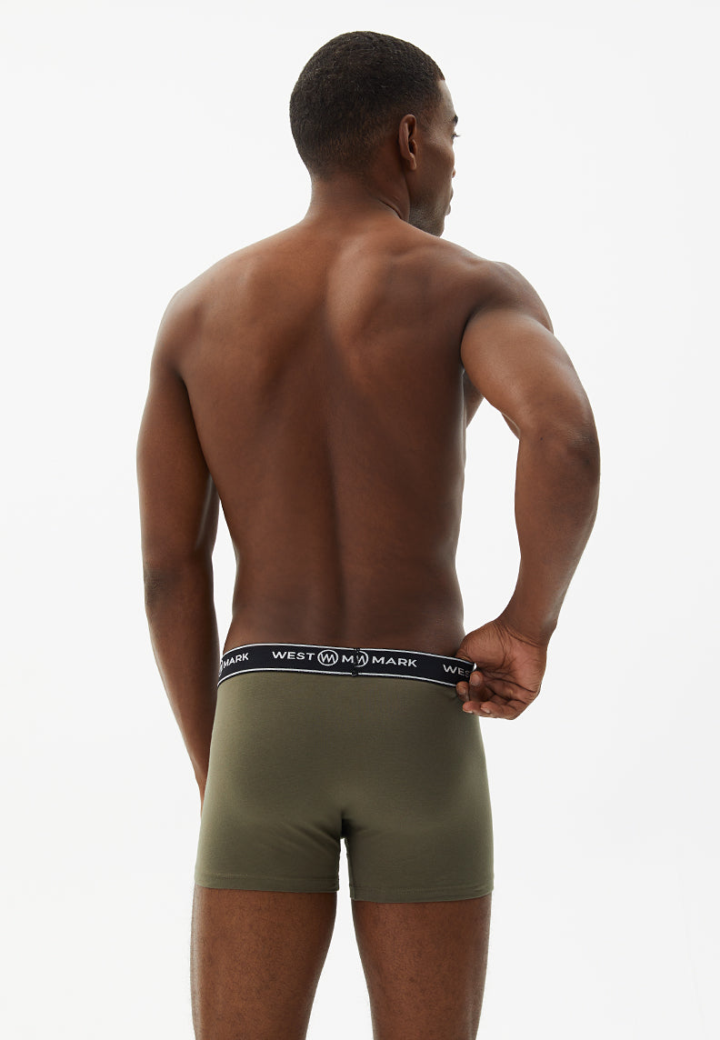 ATLAS TRUNK 3ER PACK in Weiß, Khaki, Bordeaux