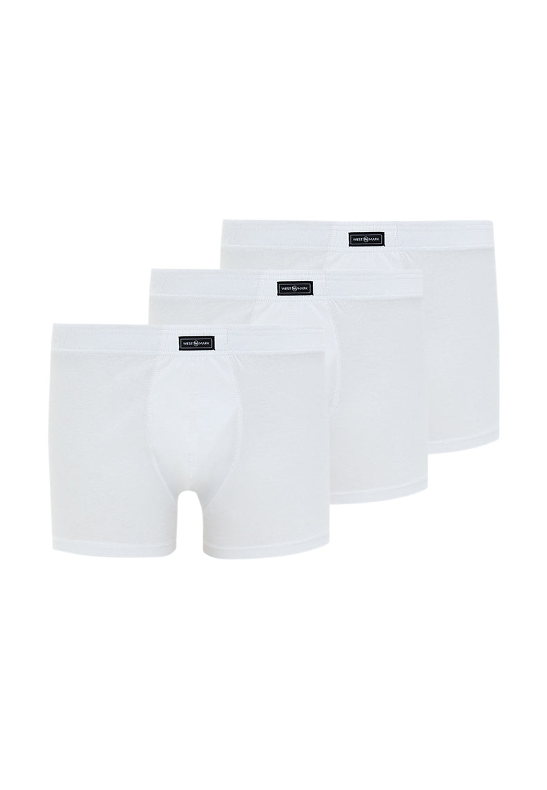 ARTHUR TRUNK 3ER-PACK in Weiß