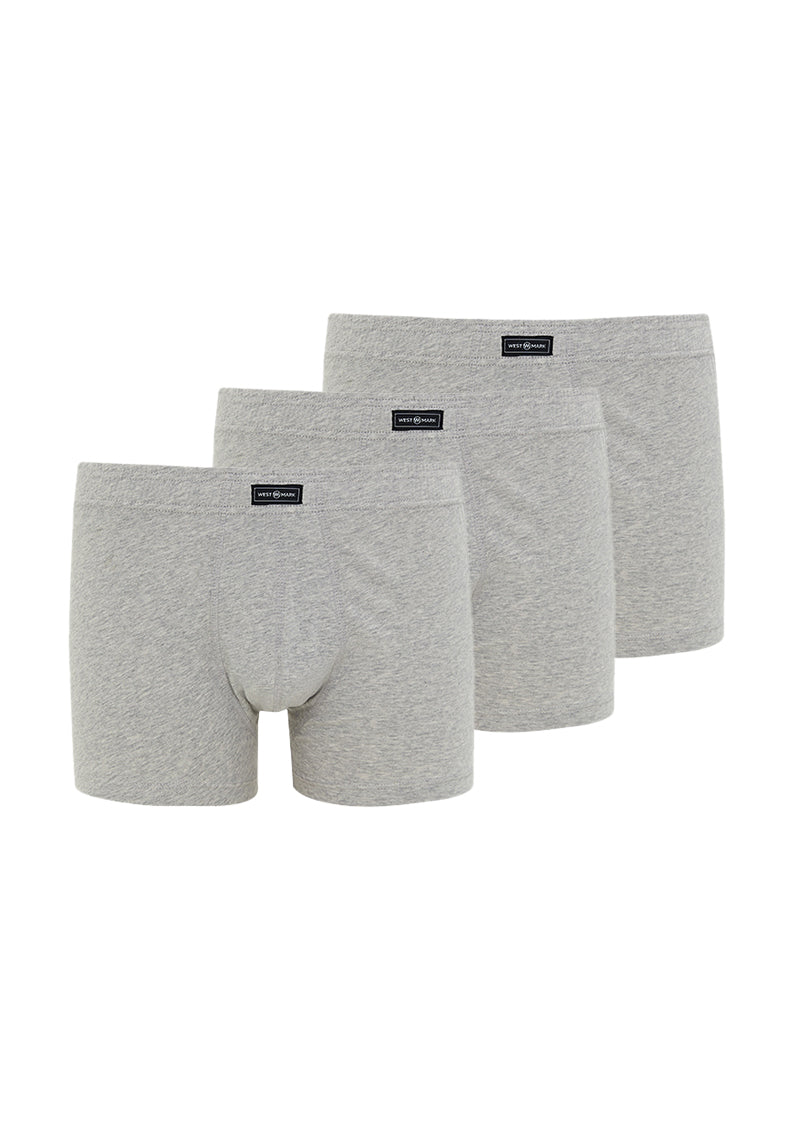 ARTHUR TRUNK 3-PACK in grijs melange