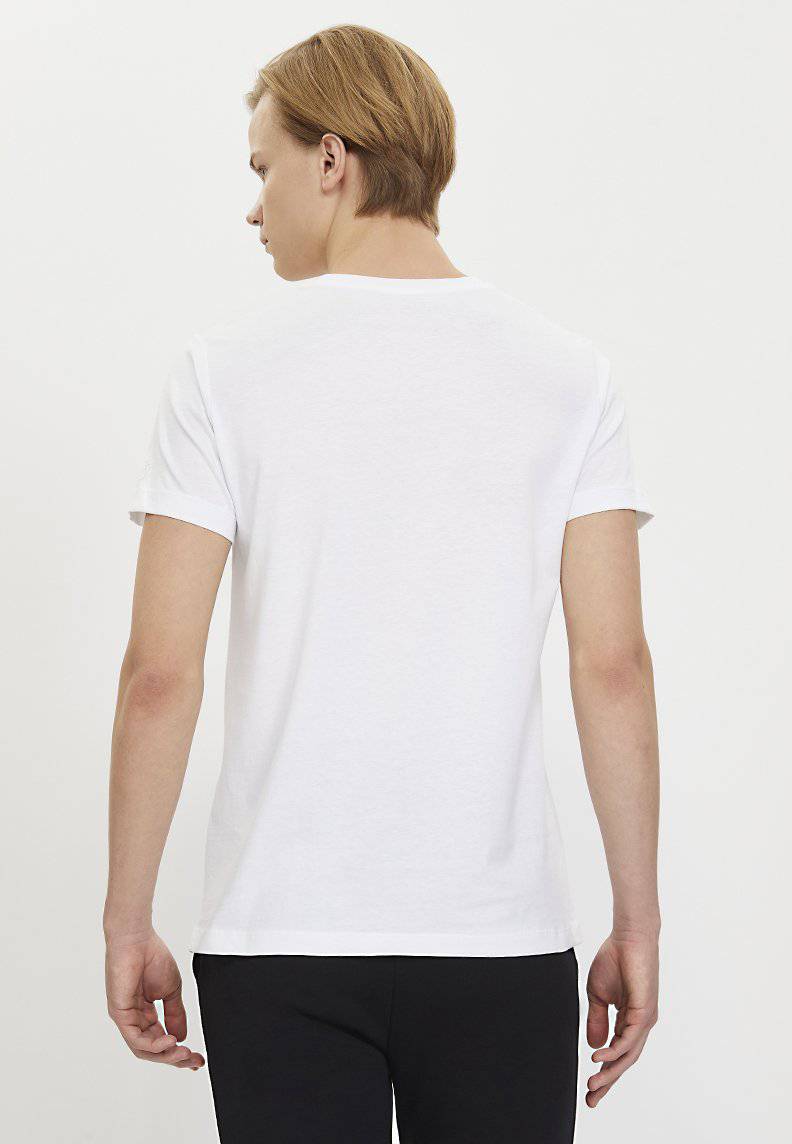 T-SHIRT MIT VERFLOCHTENEM MUSTER