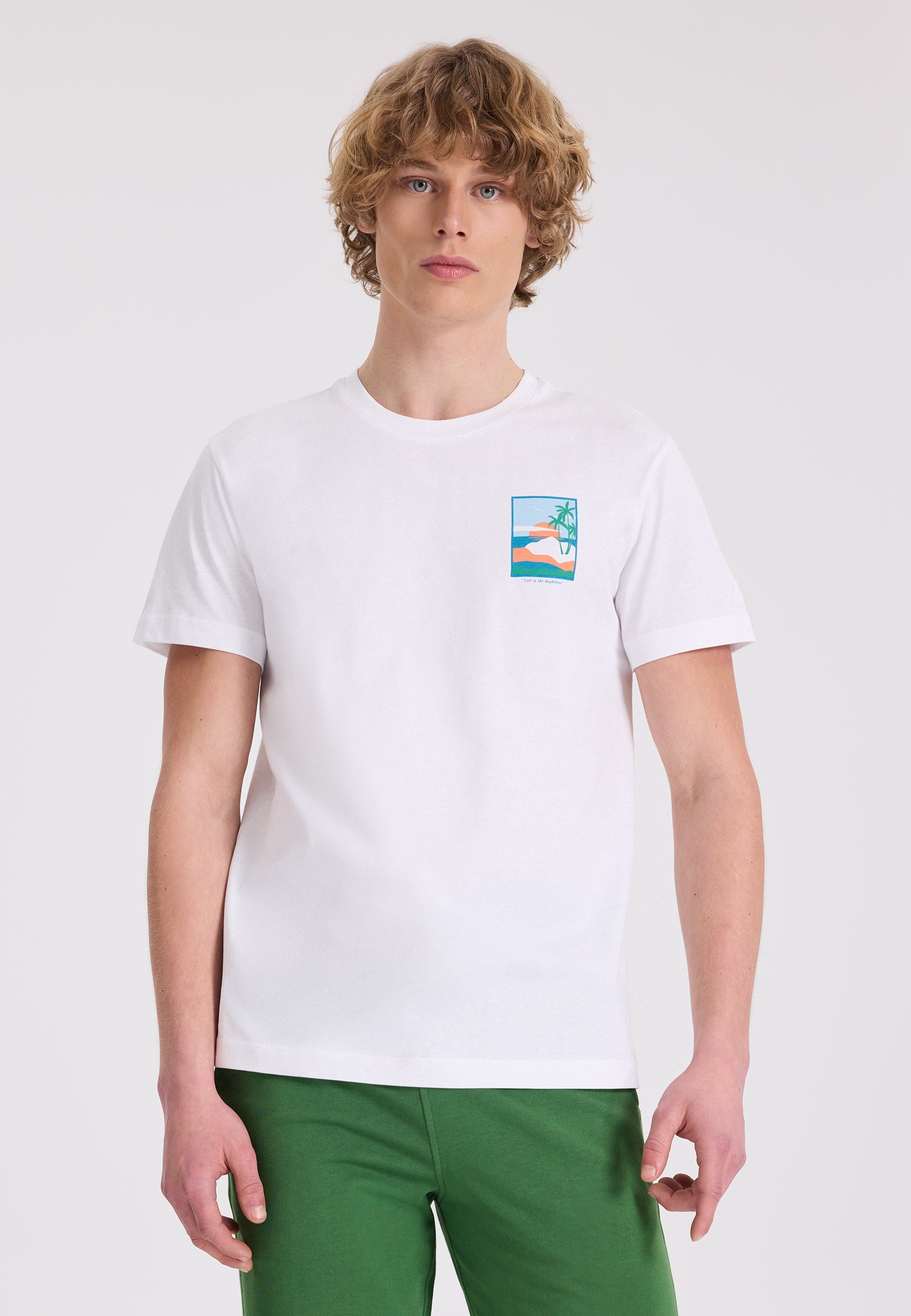 WMBACK SUNSET TEE in White