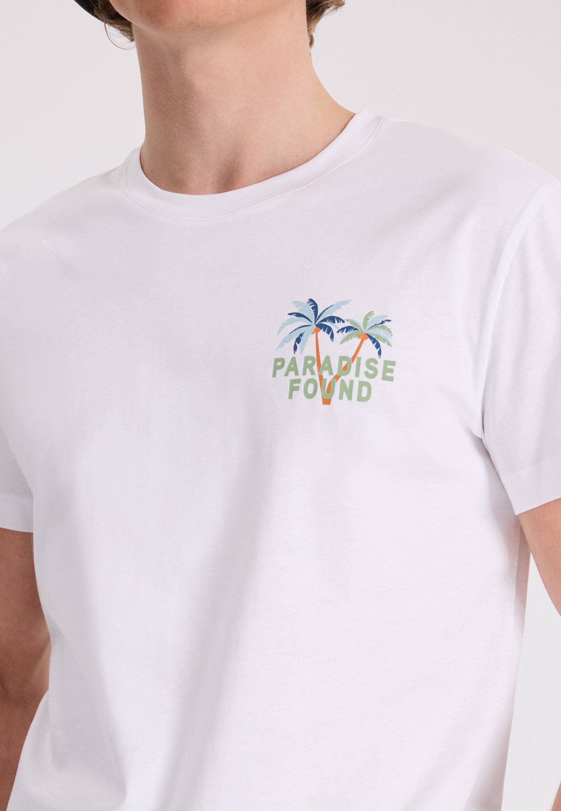 WMBACK PARADISE TEE in White
