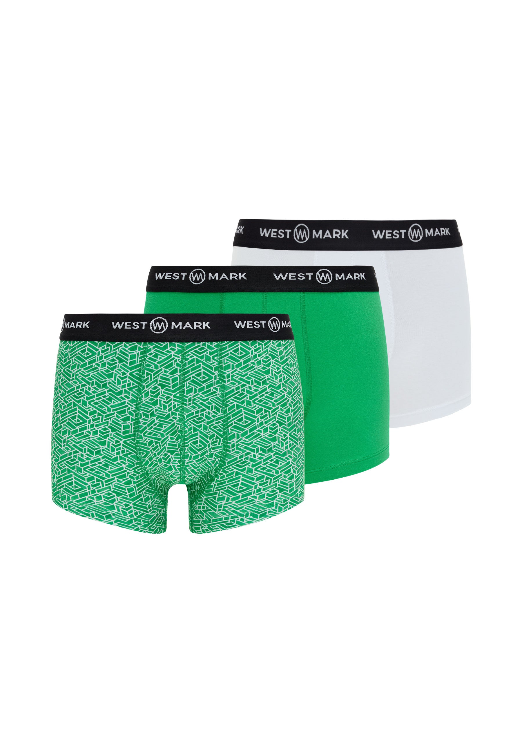 OSCAR 3-PACK WMABSTRACT in Green, White