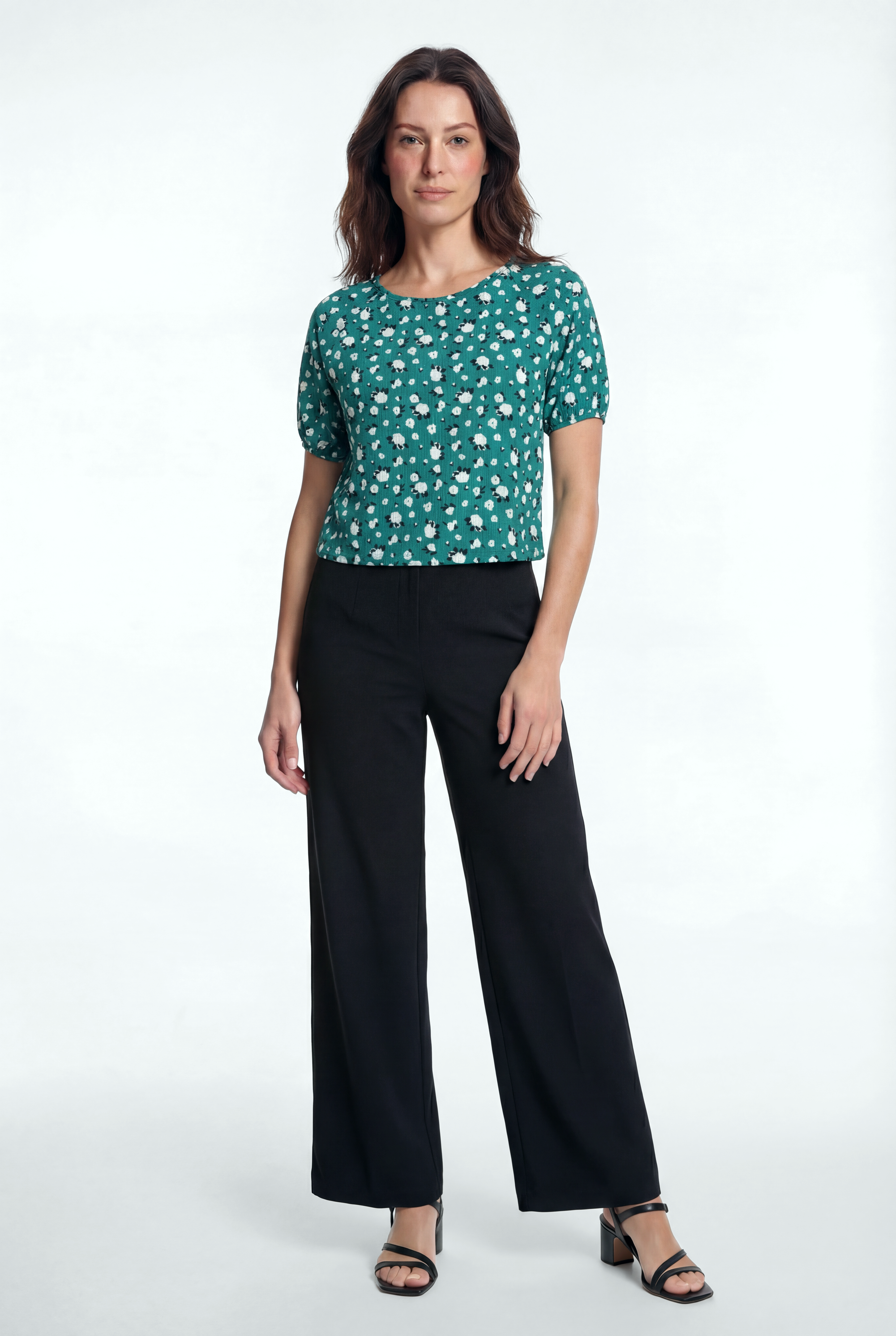 CARMEN CROP TOP in Alhambra AOP