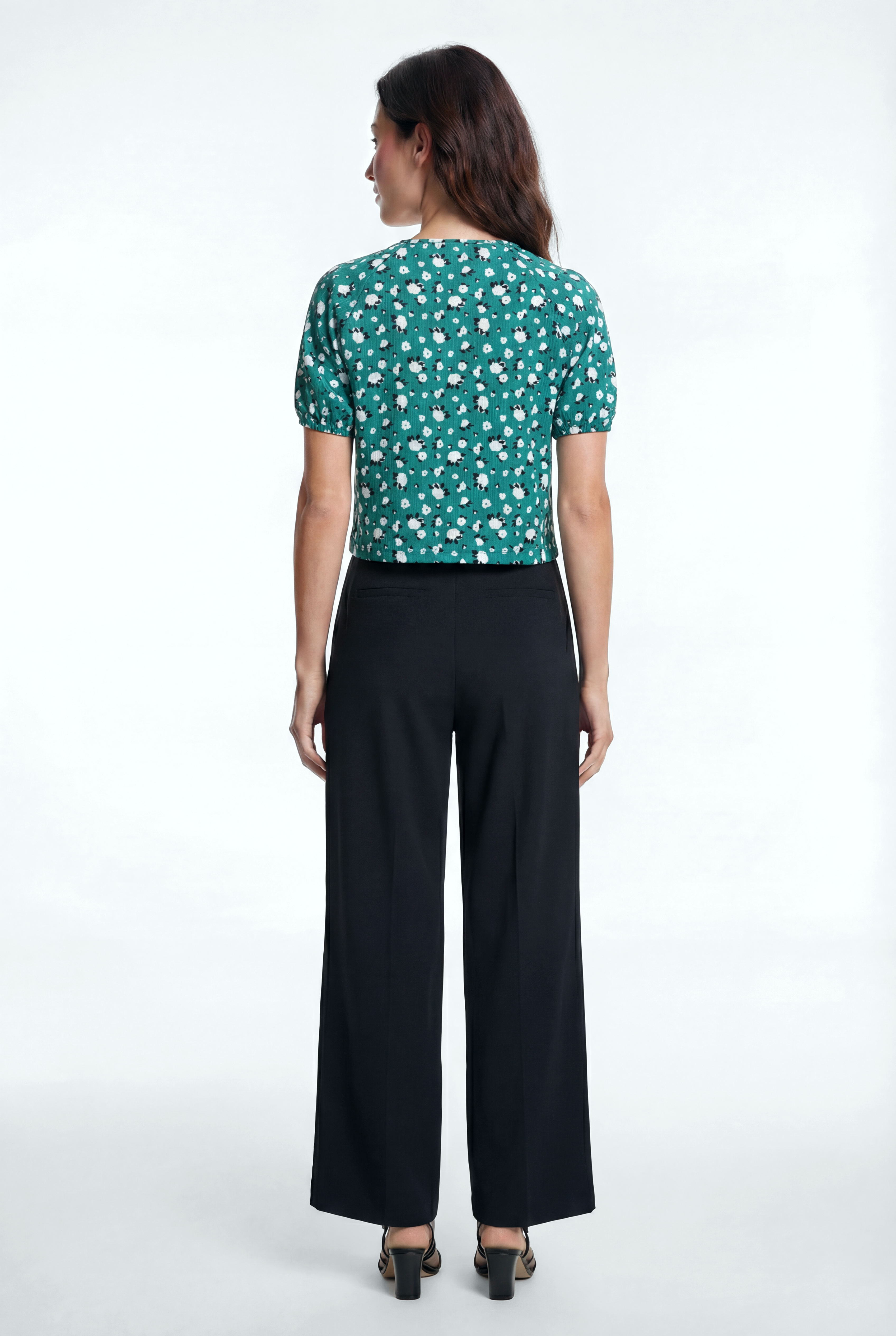 CARMEN CROP TOP in Alhambra AOP