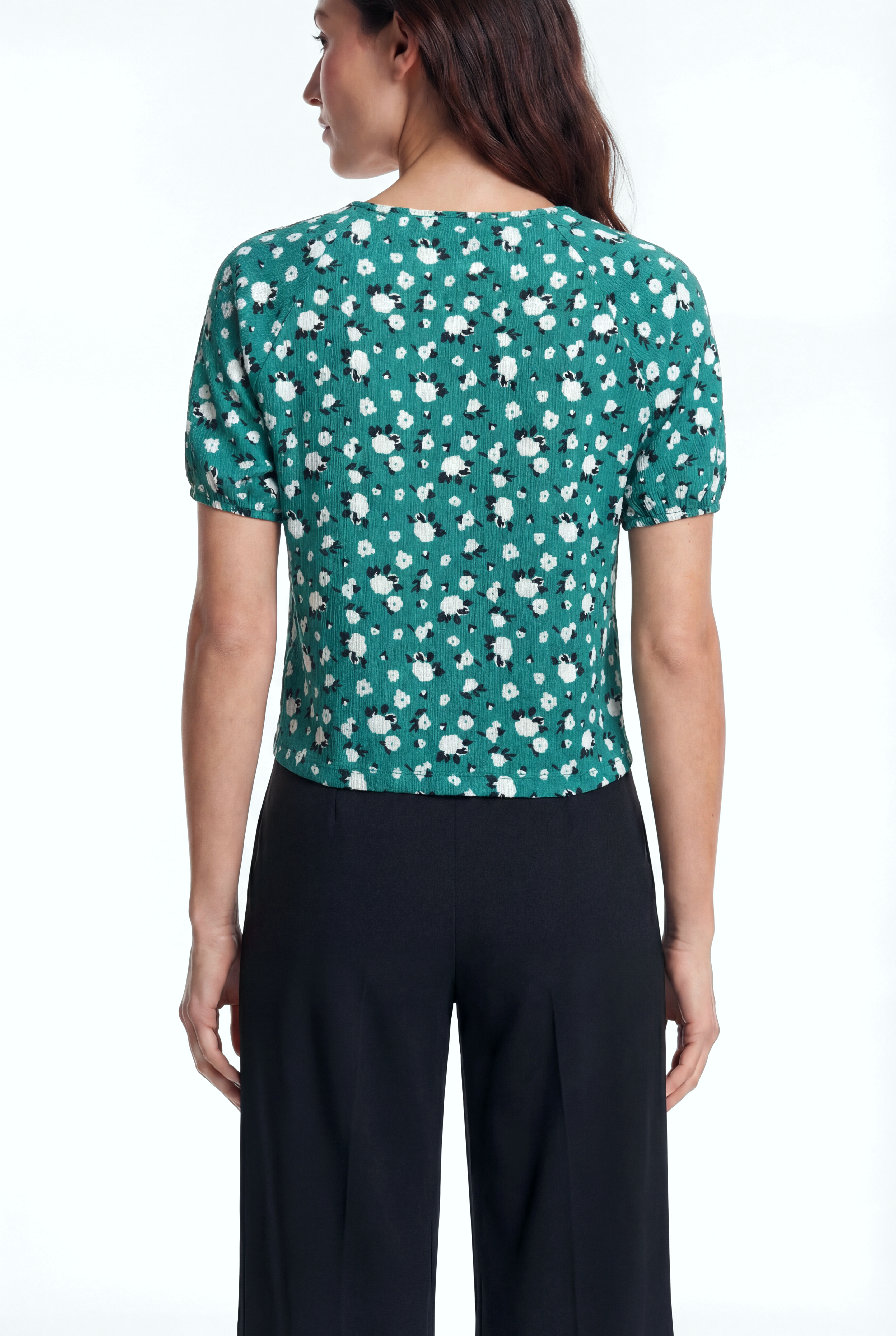 CARMEN CROP TOP in Alhambra AOP