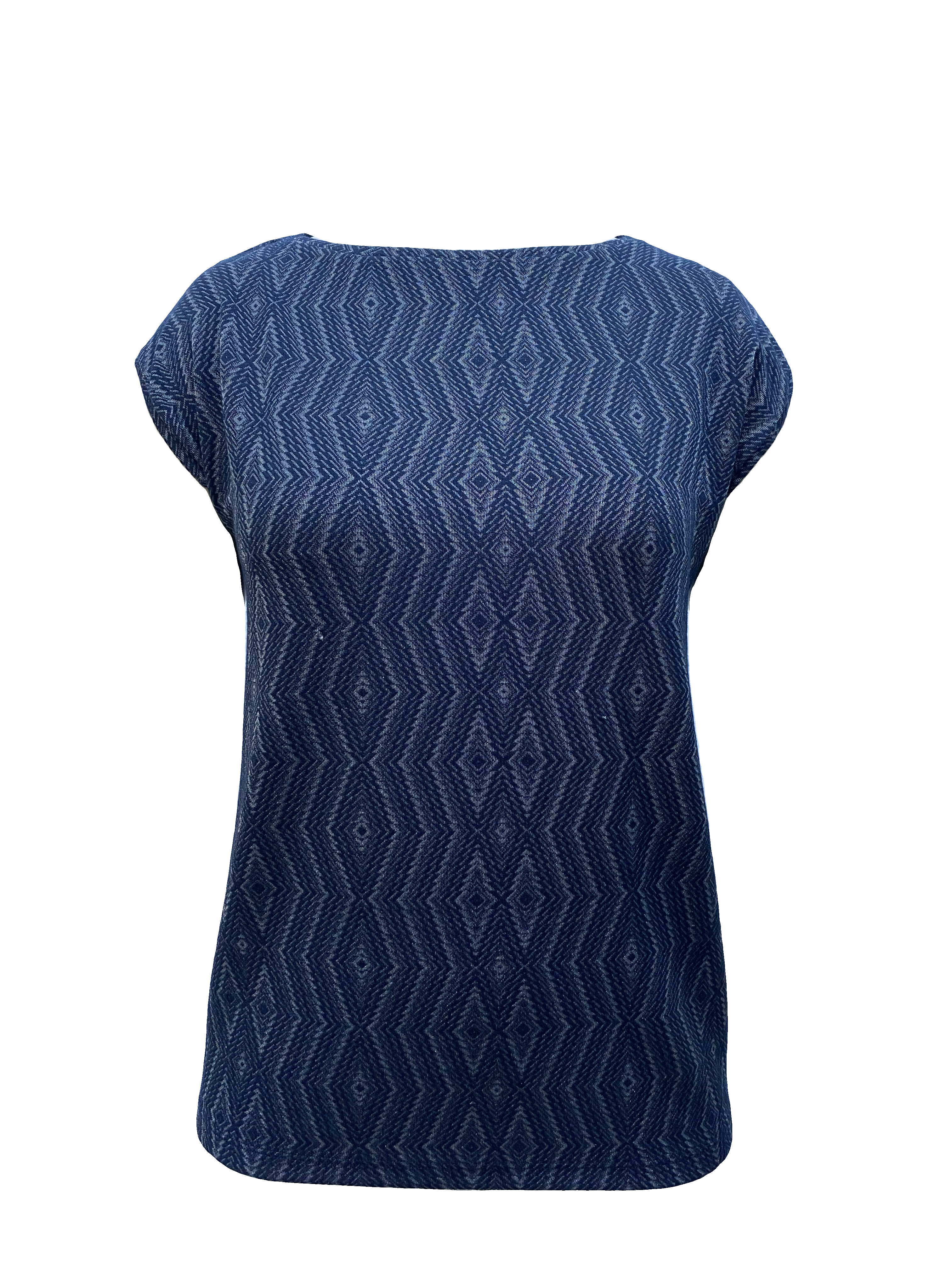SKY GLITTER S/S TOP in Black Iris