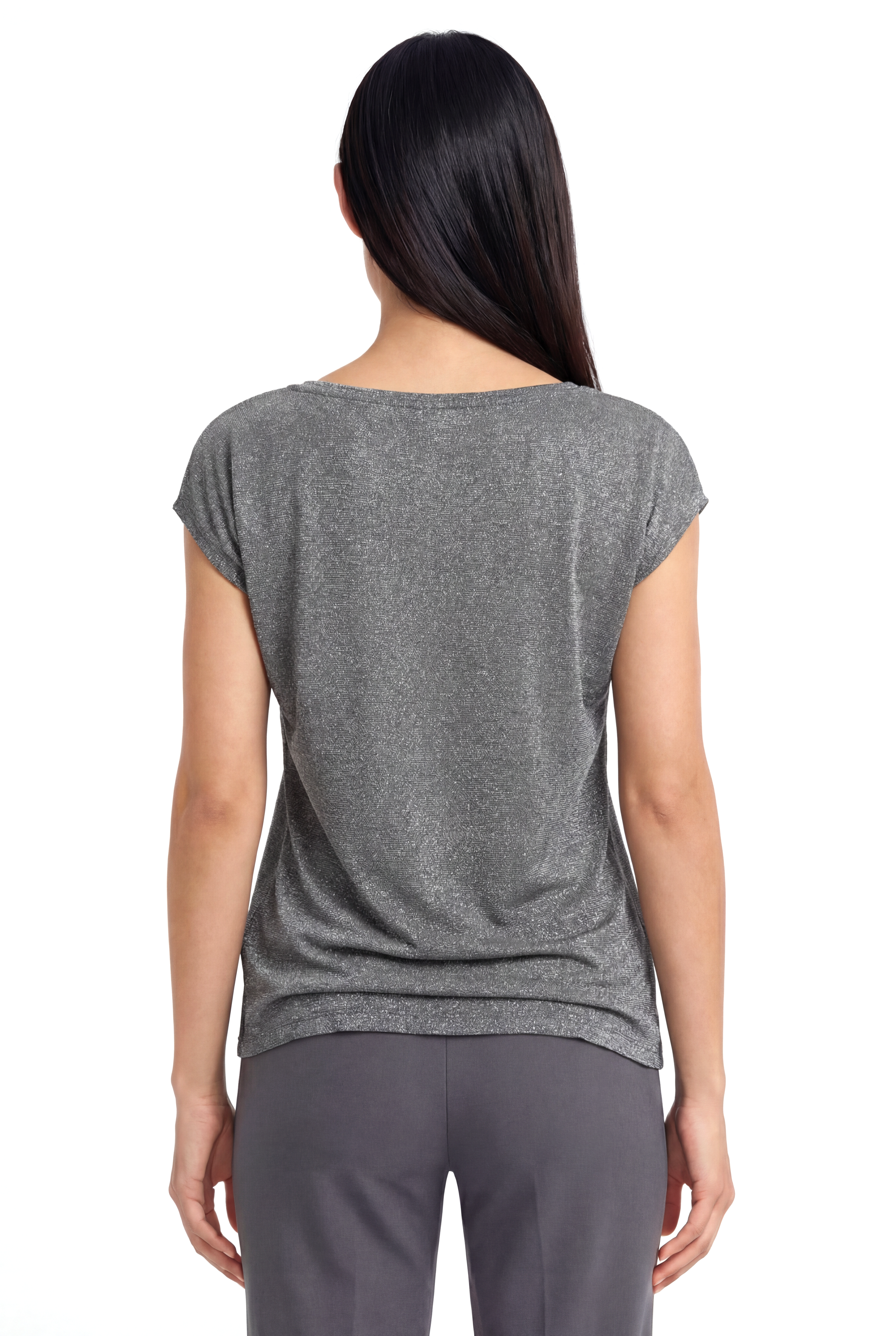 SKY GLITTER S/S TOP in Castlerock