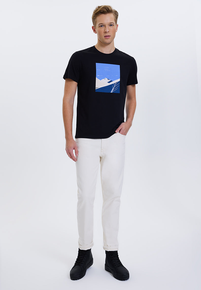 WMWINTER PATH TEE in Black