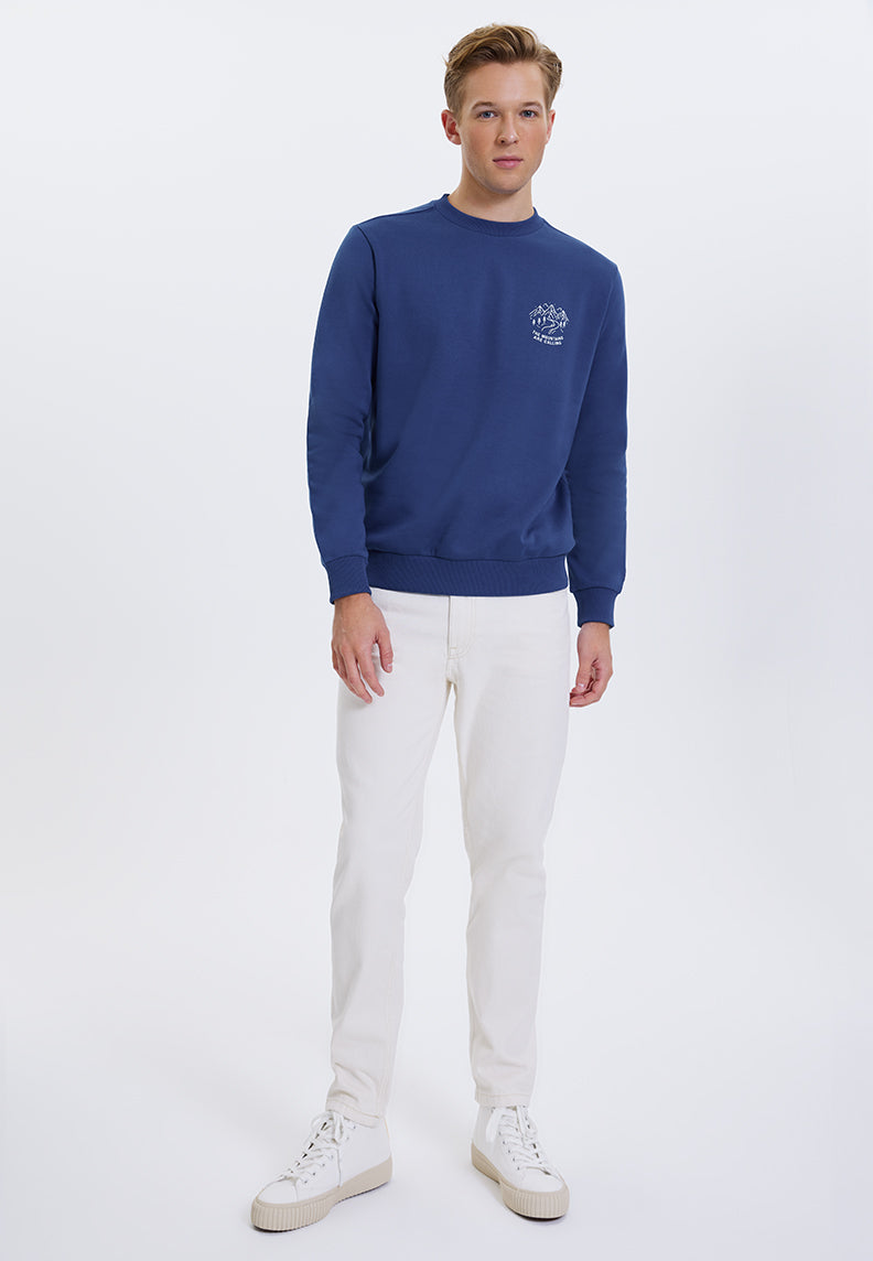 WMLINE CALL SWEAT in Blue Quartz