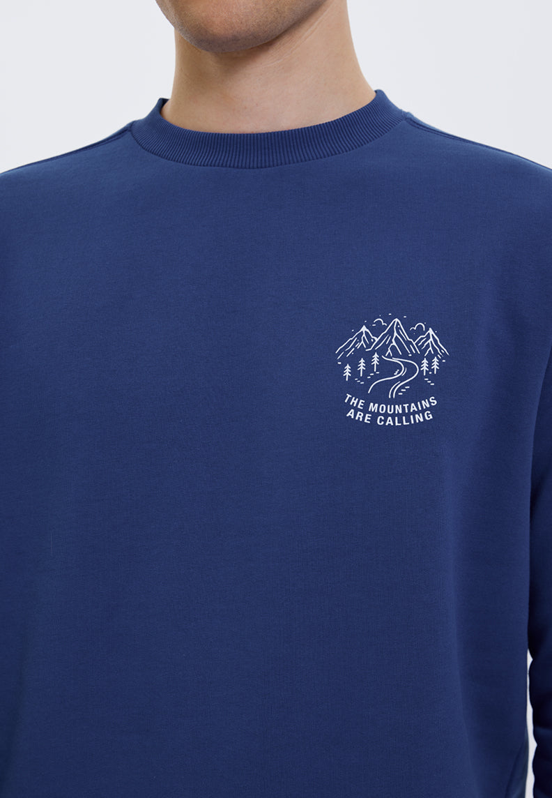 WMLINE CALL SWEAT in Blue Quartz