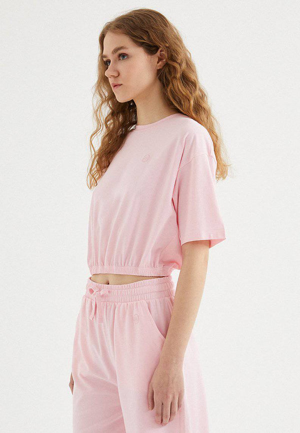 TOUCH CROP SET in Rose Shadow
