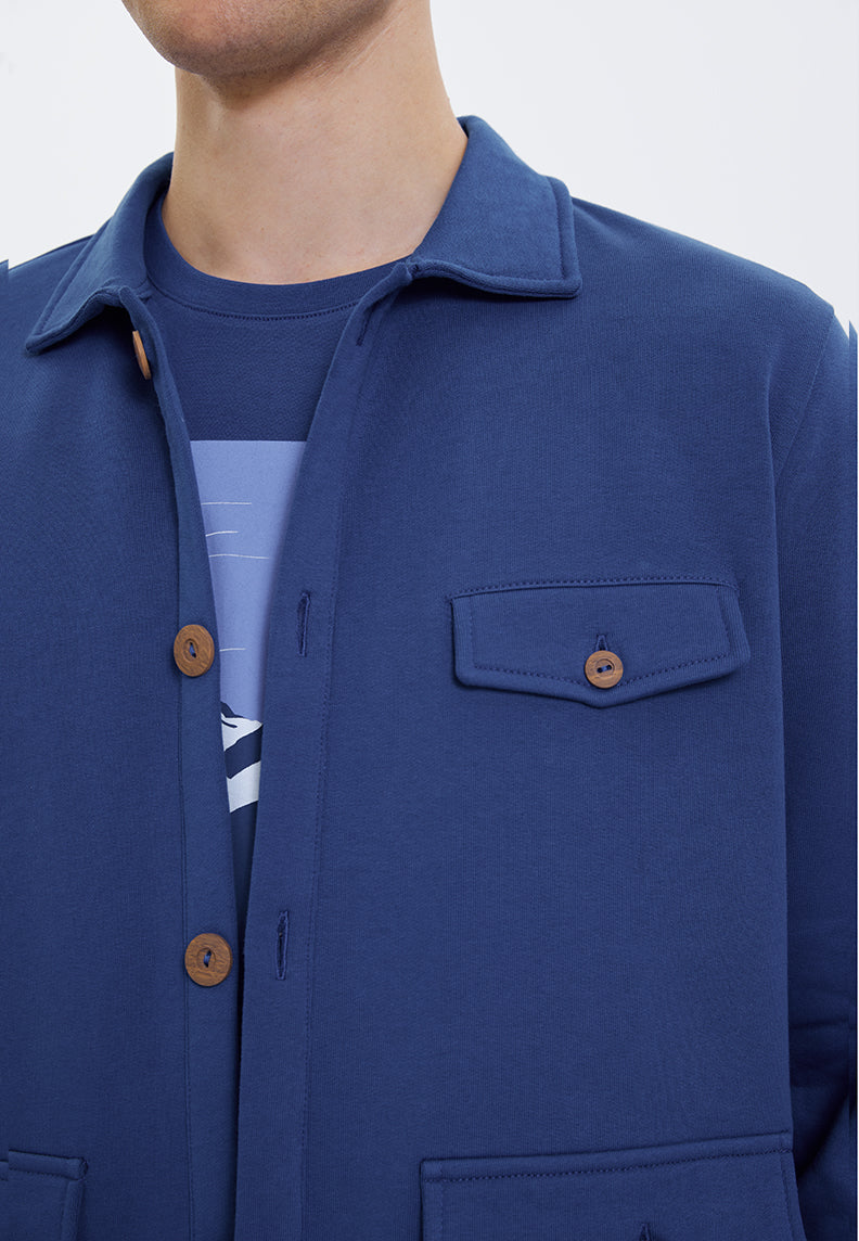 CORE OVERSHIRT in Blue Quartz
