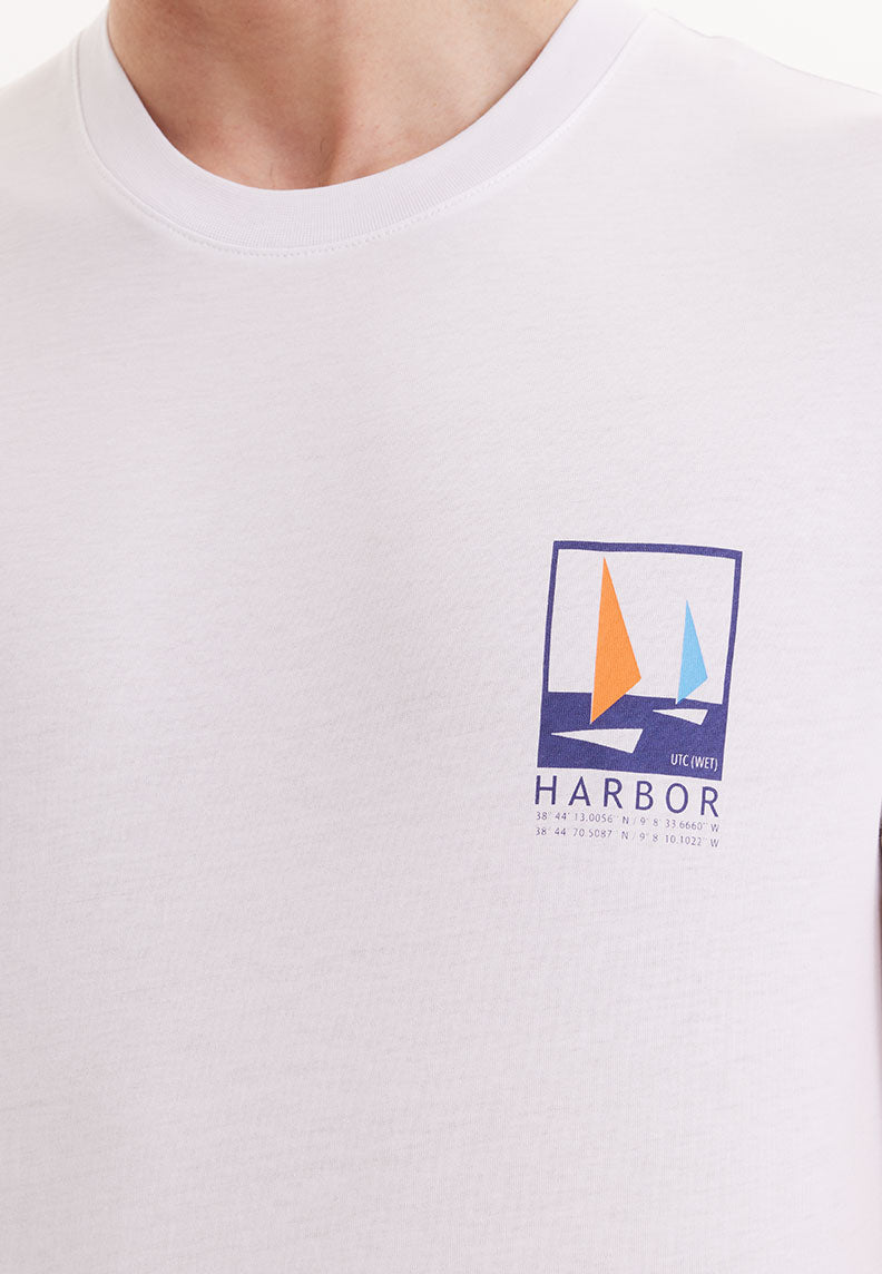 WMSAIL HARBOR TEE in White