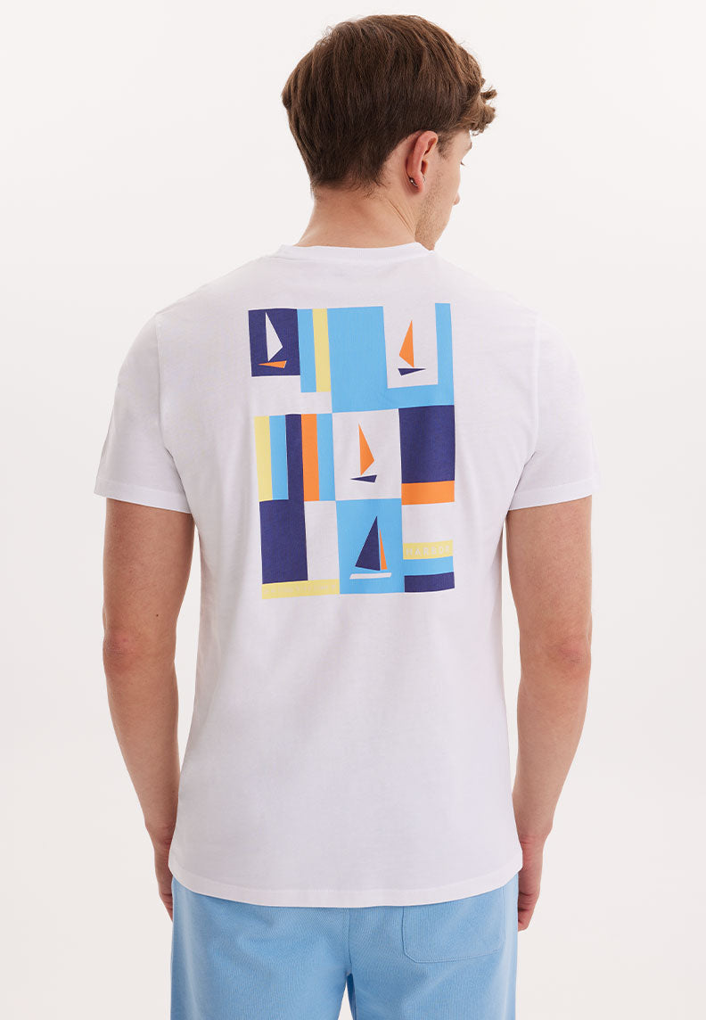 WMSAIL HARBOR TEE in White
