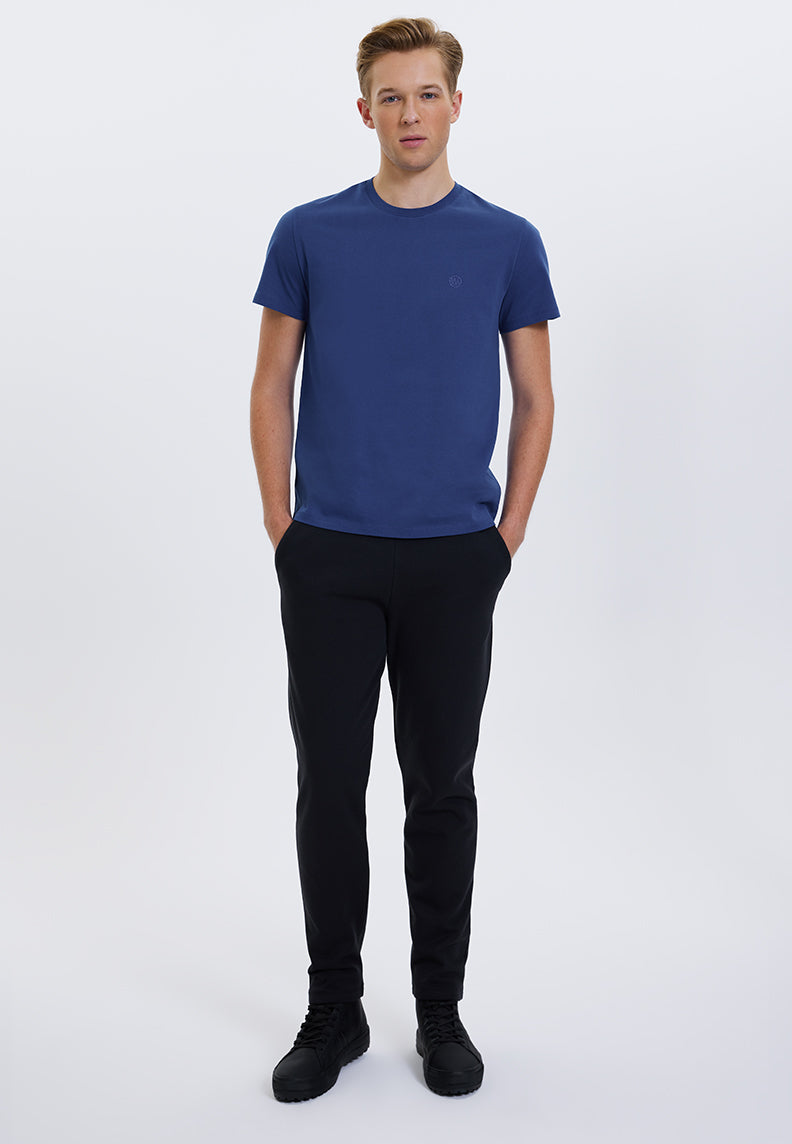 ESSENTIALS OVERSIZED TEE in Blue Quartz