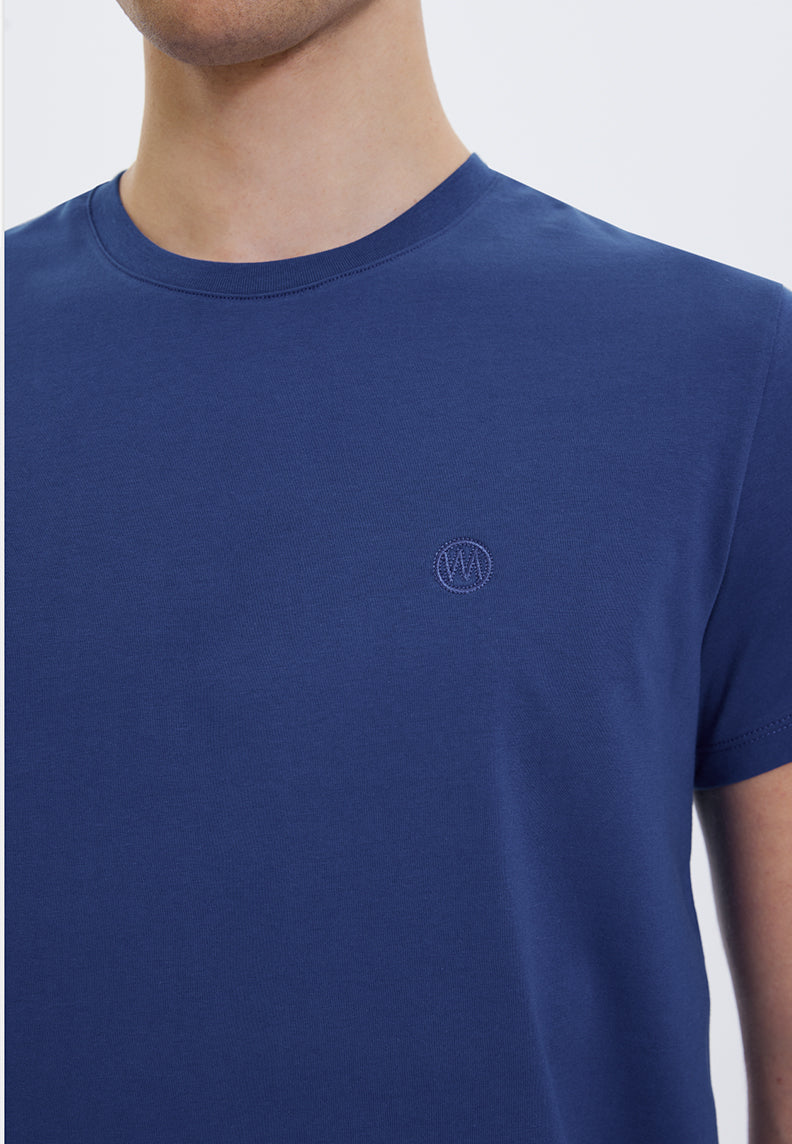 ESSENTIALS OVERSIZED TEE in Blue Quartz