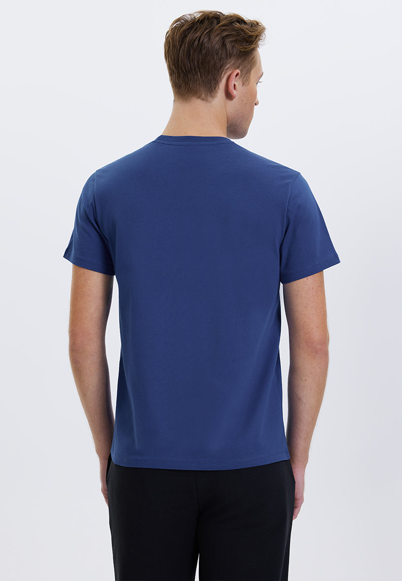 ESSENTIALS OVERSIZED TEE in Blue Quartz