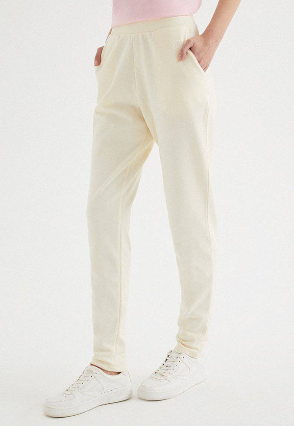 ENJOY TAPPERED JOGGER in Pearled Ivory