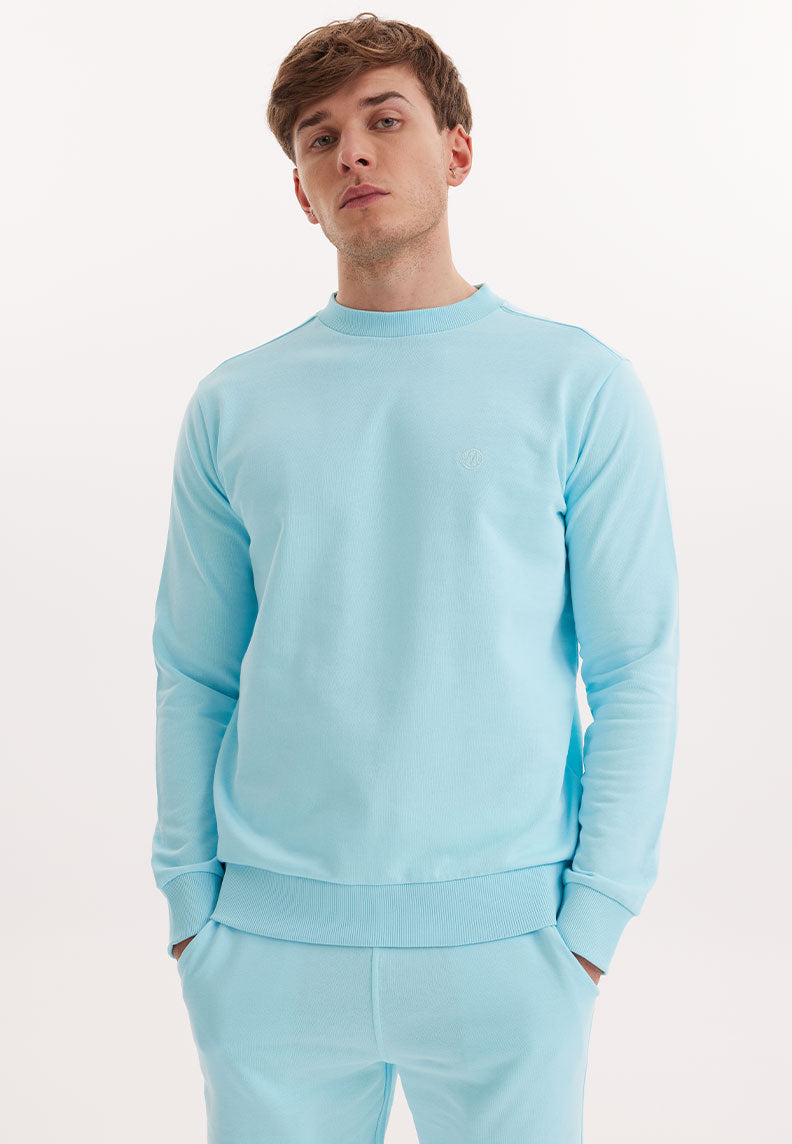 CORE O-NECK SWEAT in Tropical Breeze