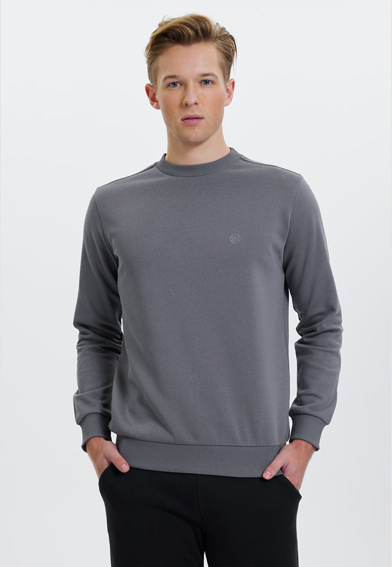 CORE O NECK SWEAT in Quiet Shade
