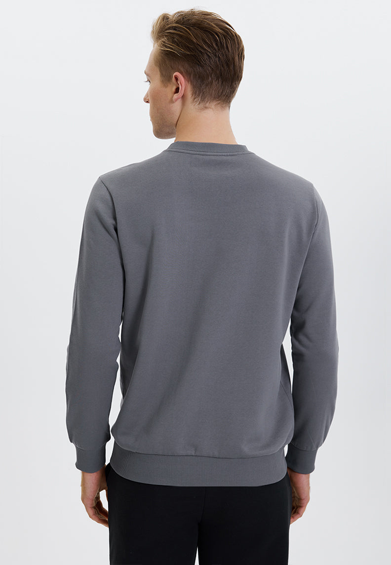 CORE O NECK SWEAT in Quiet Shade