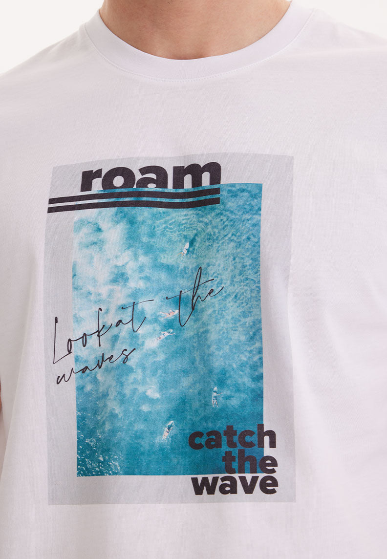 WMCOLLAGE ROAM TEE in White