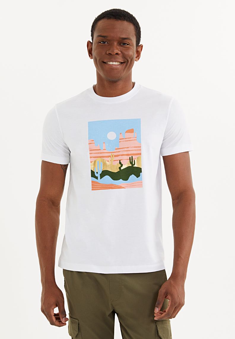 DESERT ILLUSTRATION TEE