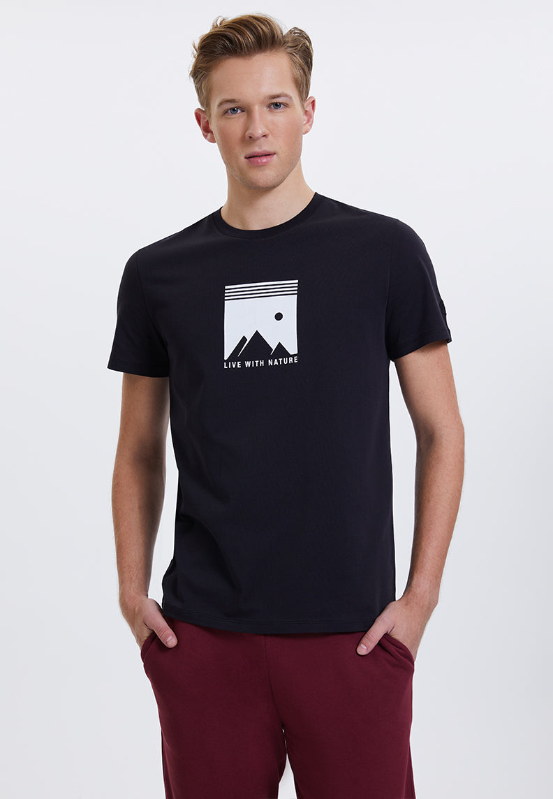 WMLINE LIVE TEE in Black
