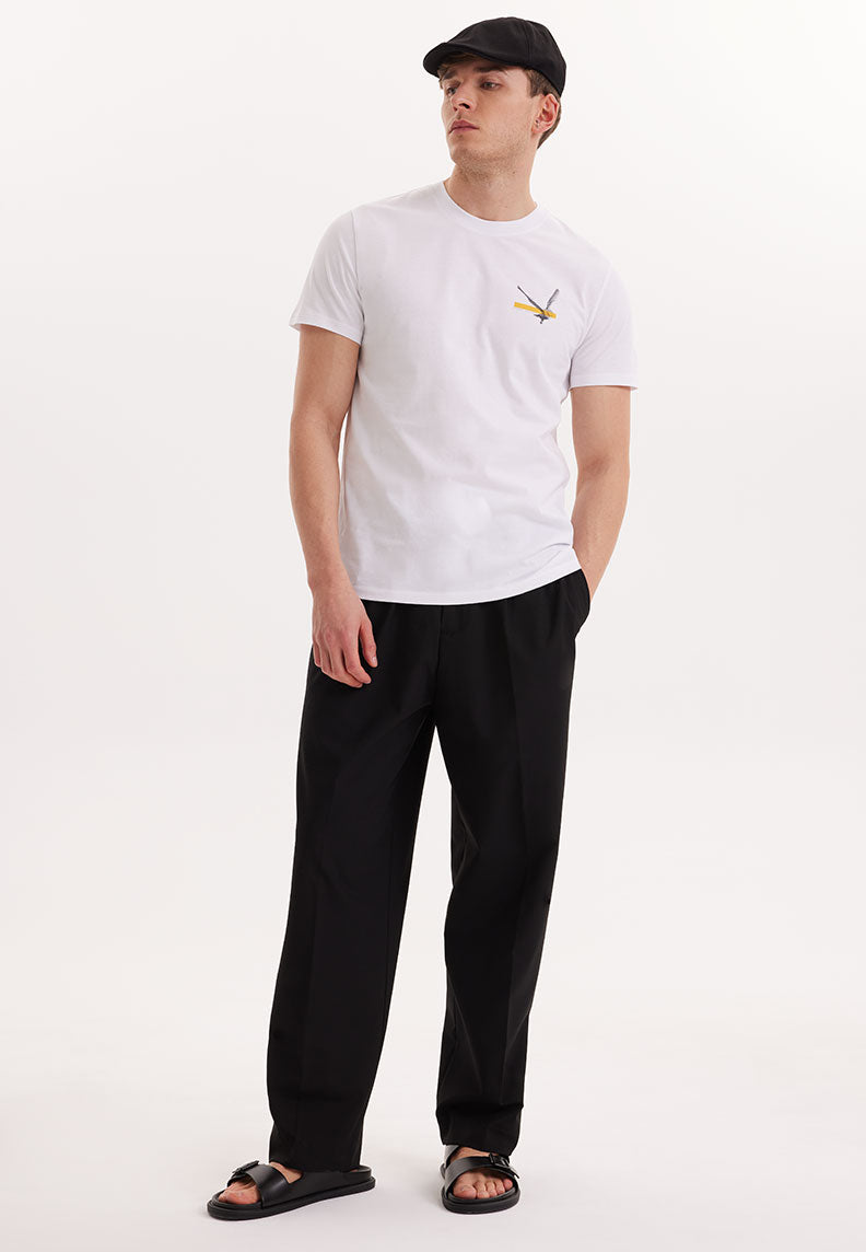 WMSILENT TEE in White