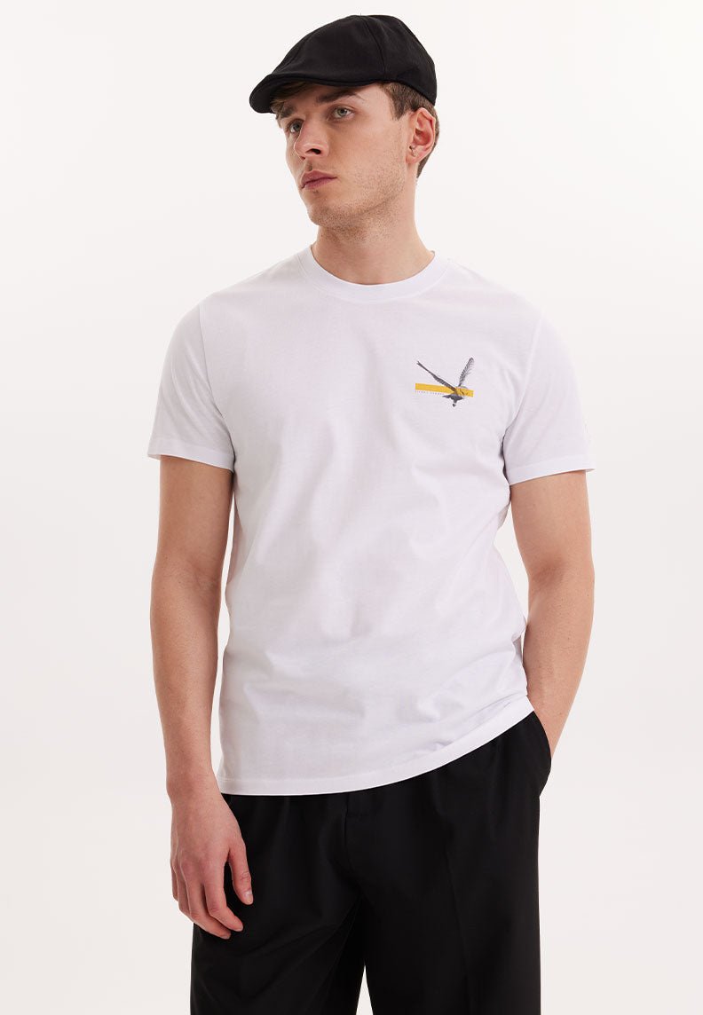 WMSILENT TEE in White