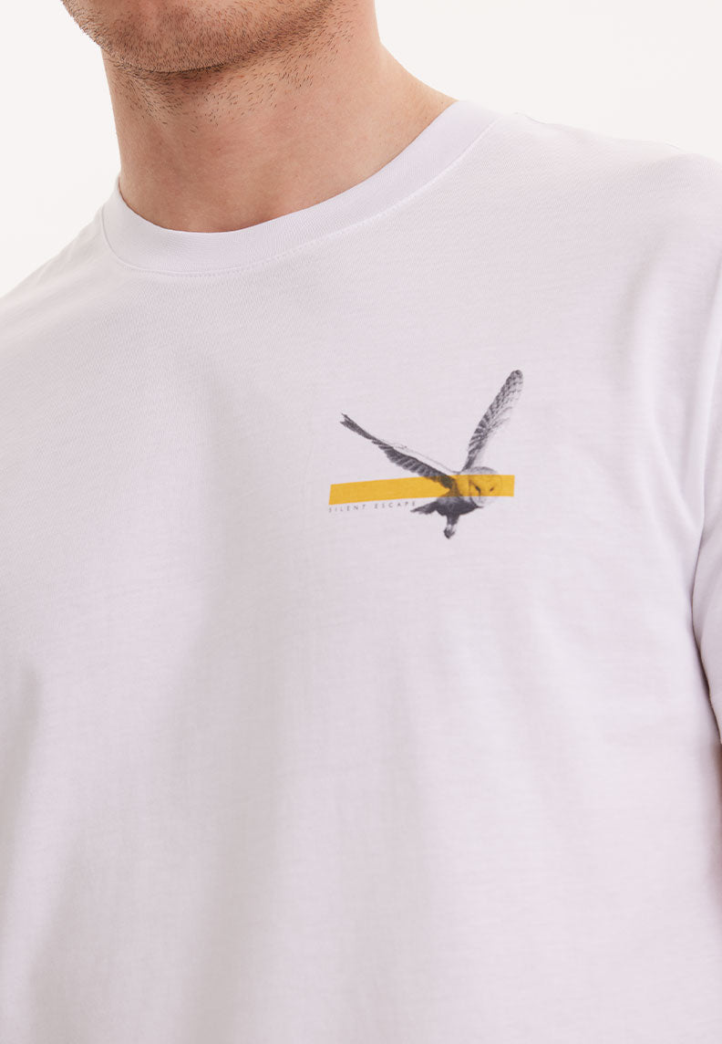 WMSILENT TEE in White