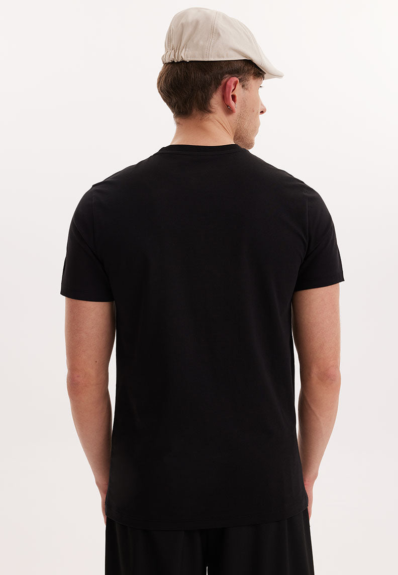 WMCOLLAGE MOMENT TEE in Black
