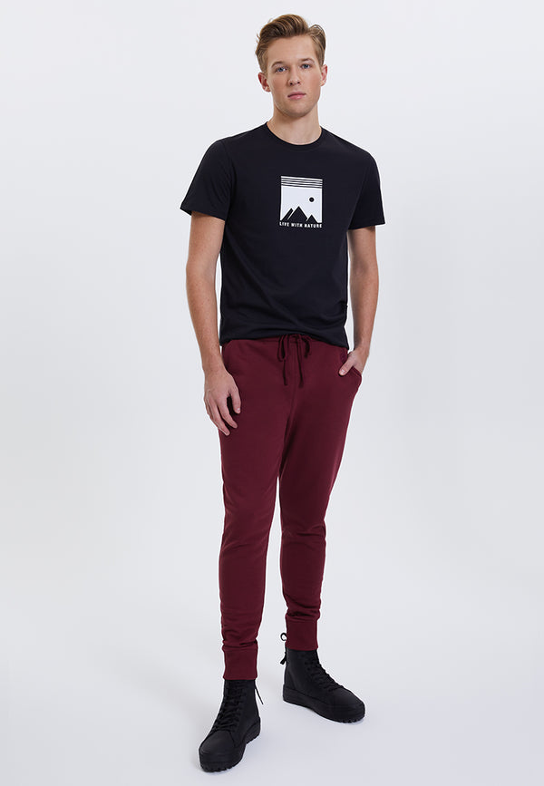 CORE JOGGER in Cabernet