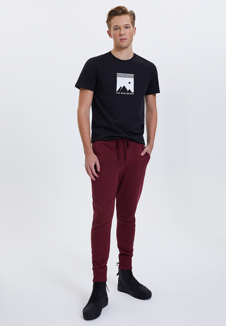 CORE JOGGER in Cabernet
