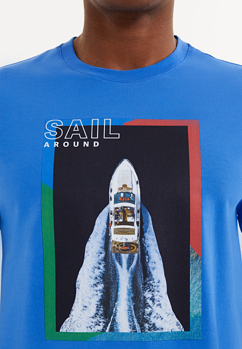 BOAT COLLAGE TEE