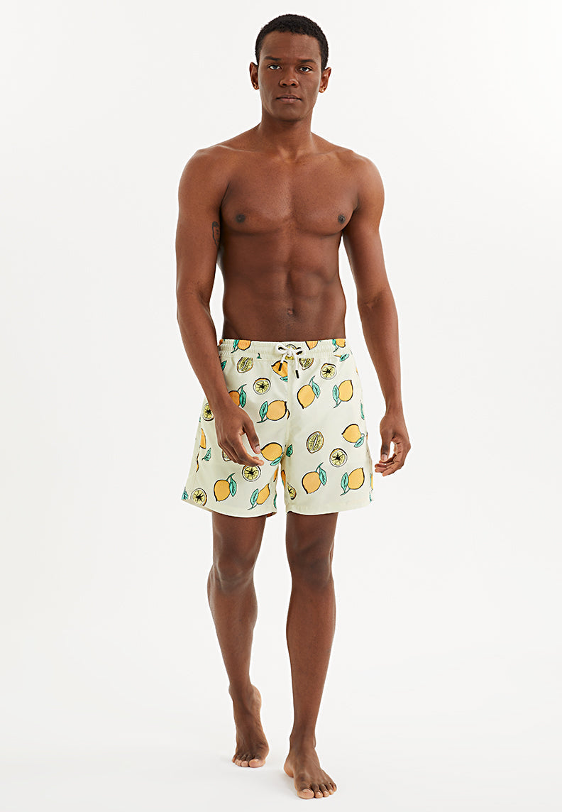 LIME SWIM SHORTS