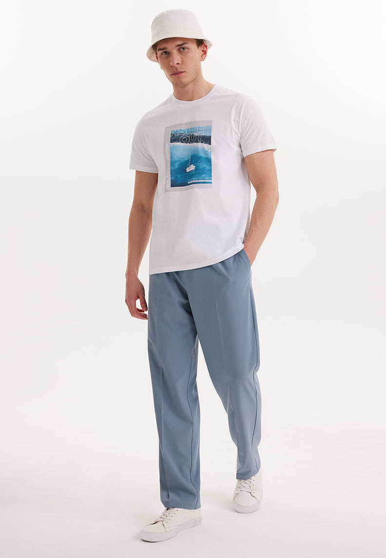 WMCOLLAGE MOMENT TEE in White