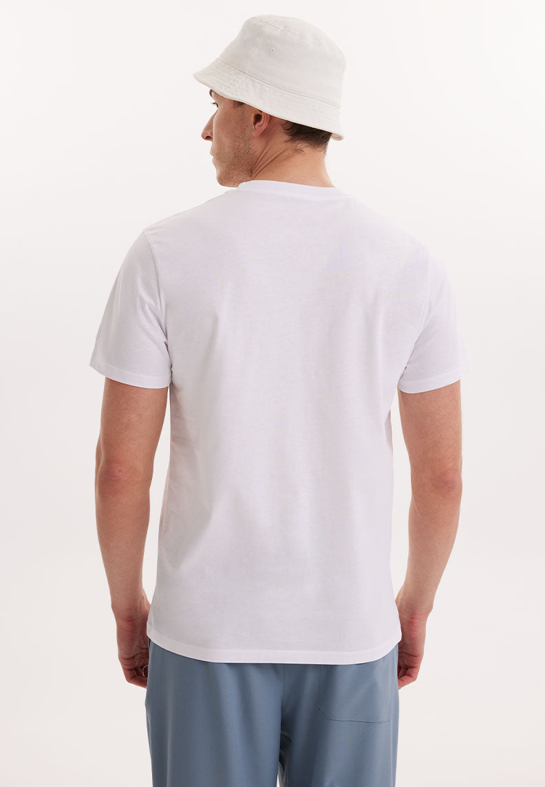 WMCOLLAGE WAVE TEE in White