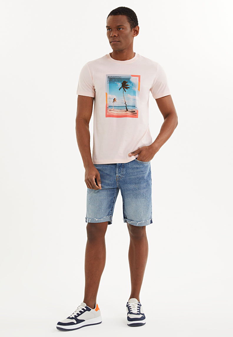 SOUTH ISLAND COLLAGE TEE in Potpourri