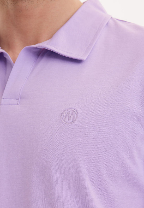 VITAL POLO TEE in Lilac Breeze