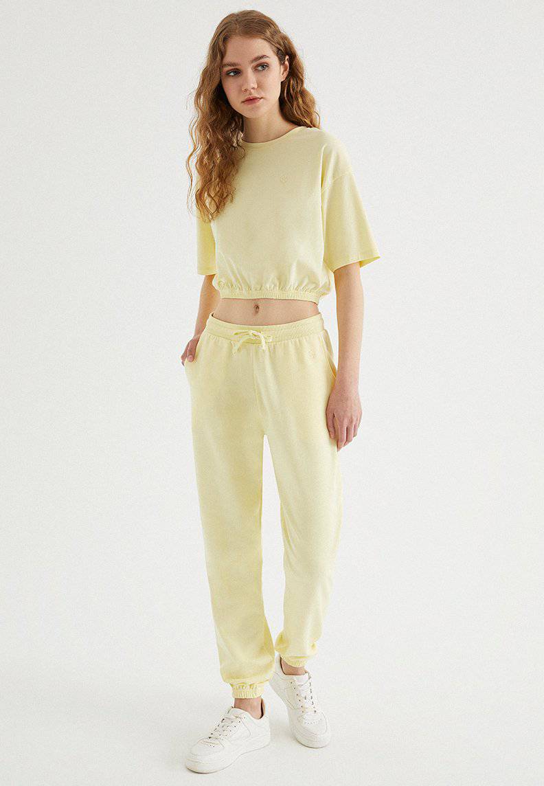 ENJOY CUFFER JOGGER in French Vanilla