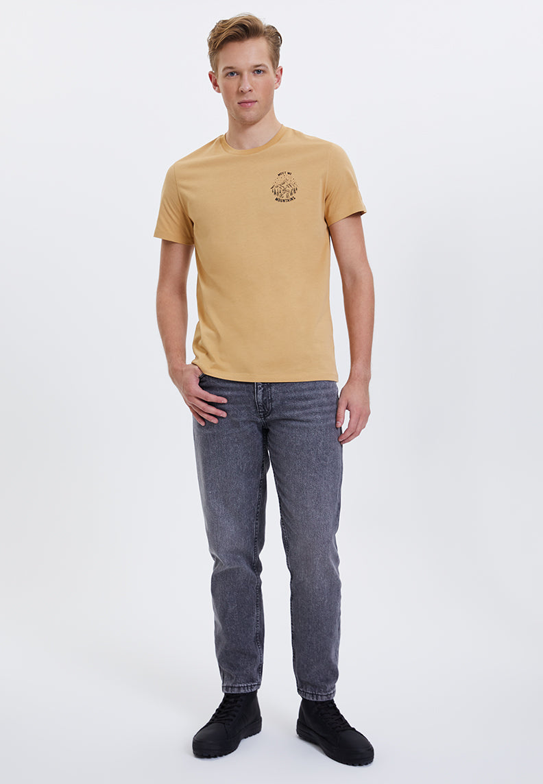 WMLINE MEET TEE in Iced Coffee