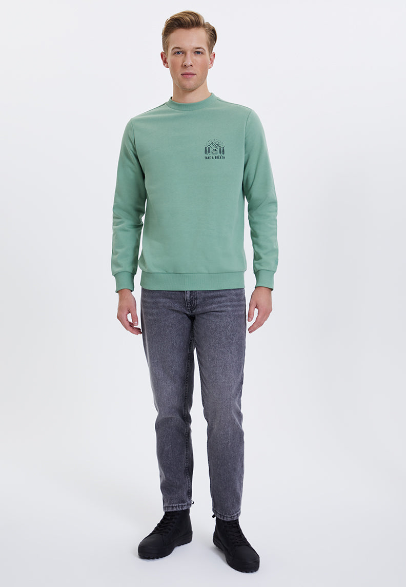 WMLINE BREATH SWEAT in Hedge Green