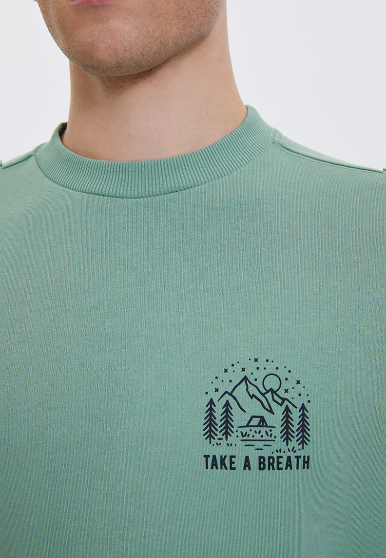 WMLINE BREATH SWEAT in Hedge Green