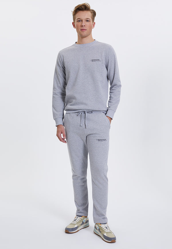 WMRECYCLED SWEATPANTS in Grey Melange