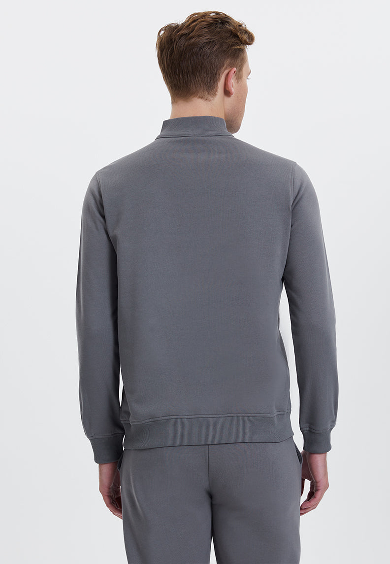 CORE HALF ZIP SWEAT in Quiet Shade
