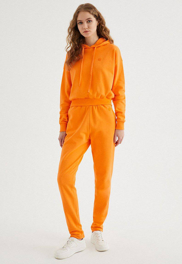 ENJOY CROPPED HOODIE in Bird of Paradise